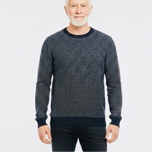 FA Viscose Blend Men's Cozy Yarn Nordic Stitch Sweater size 2XL Very Soft